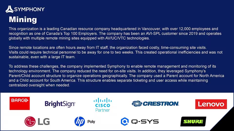 Reduce on-site visits across locations