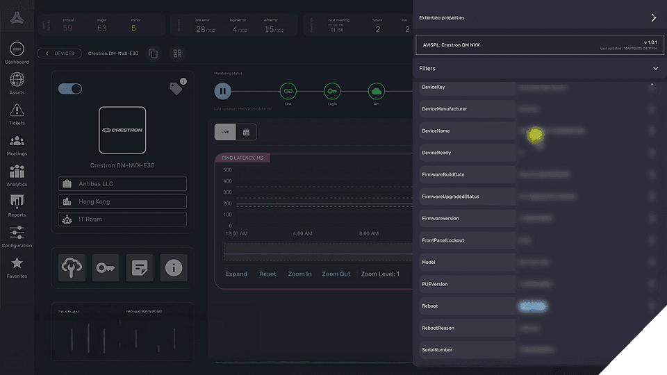 Symphony and Crestron integration